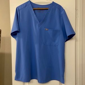 FIGS ceil blue catarina size XL scrub top